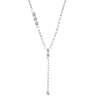 Collana Lotus Donna Pure Essential in Argento Zircone LP3733-1/1 - LP3733-1/1